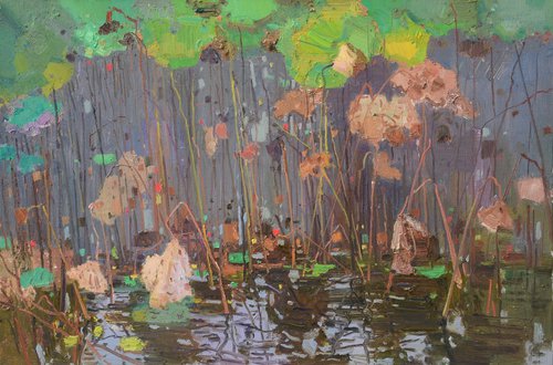 Waterlilies in pond 198 by jianzhe chon