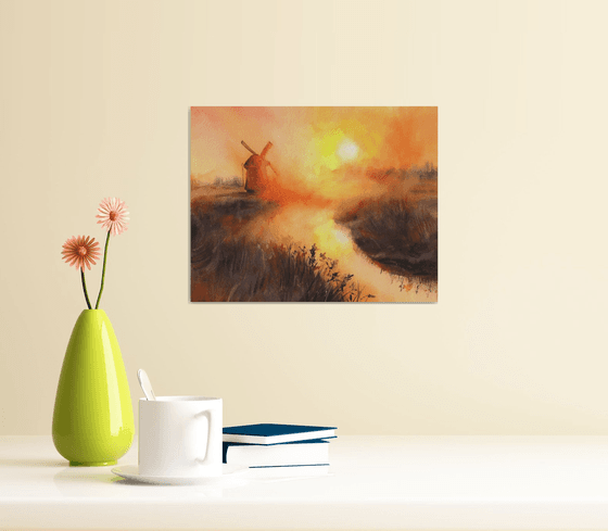 Windmill in the Mist