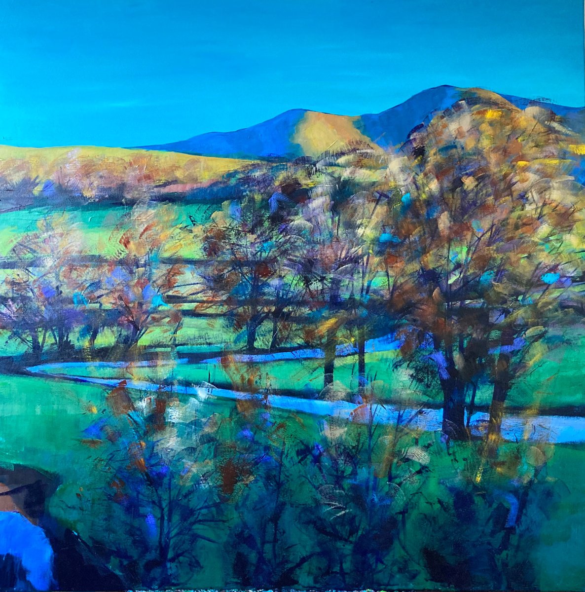 Sunrise Over Cym Sanaham By Stuart Roper, 39 X 39, Artwork For Sale On Artfinder