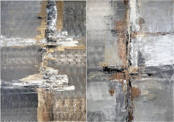 Golden Silence Grey Horizons