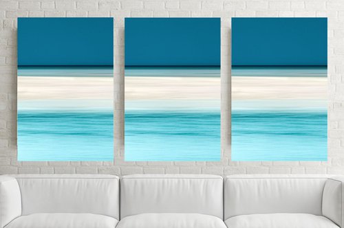 Light Changes Everything(Triptych) by Lynne Douglas