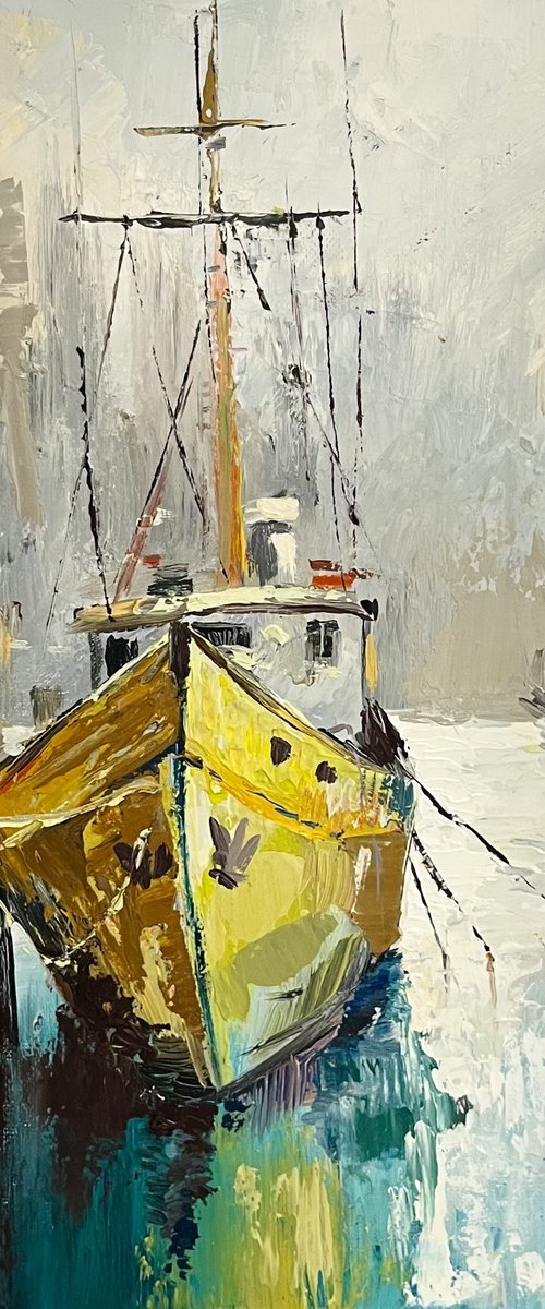 Golden Mooring by Vahe Bagumyan