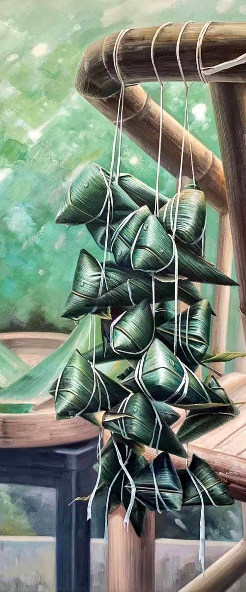 Still life:Zongzi by Kunlong Wang