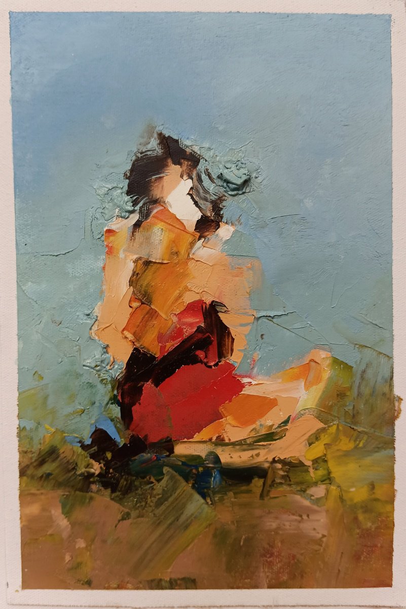 Abstract woman figure by Marinko Saric