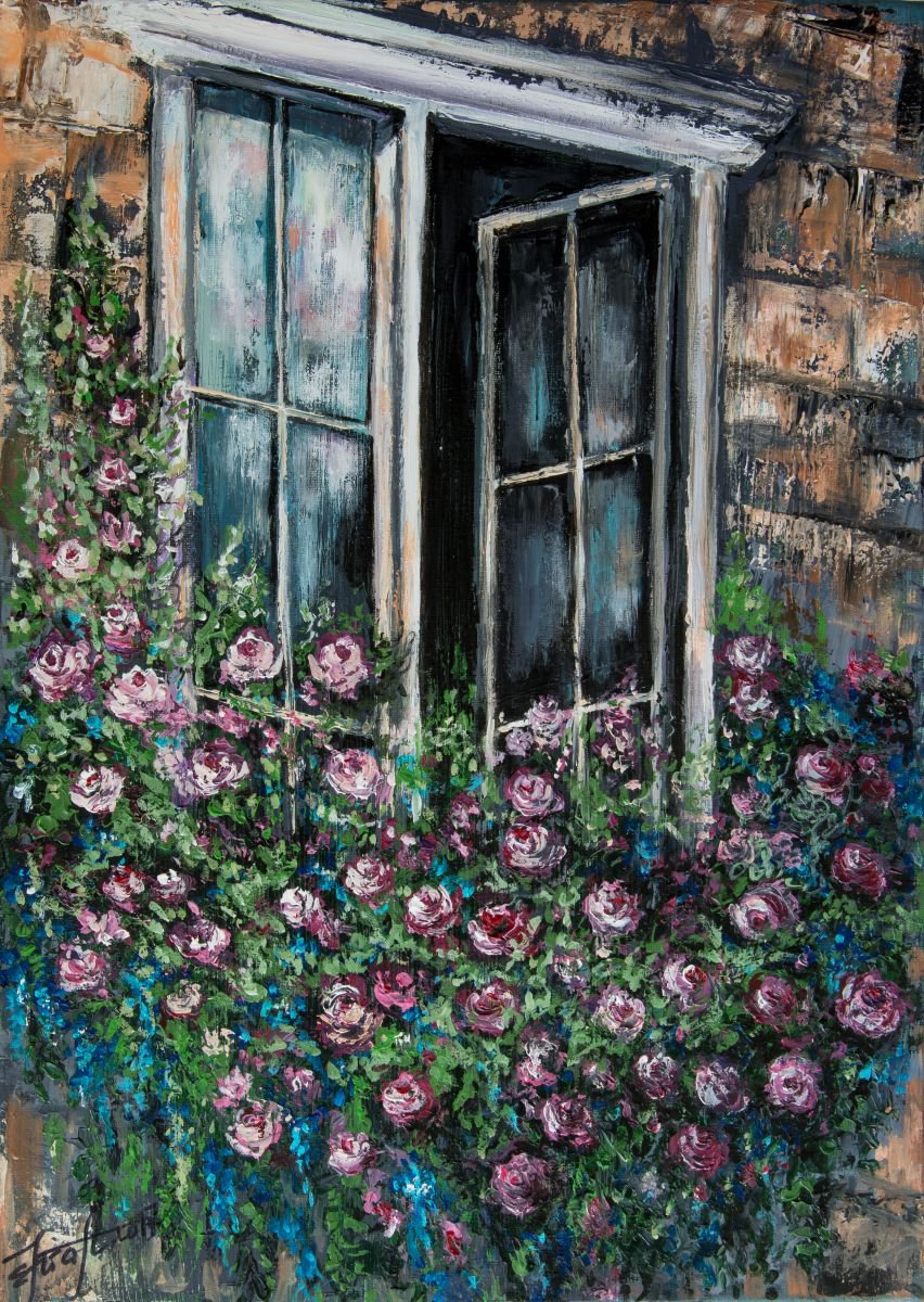 Provencal Window By Elena Kraft, 20 X 28, Artwork For Sale On Artfinder