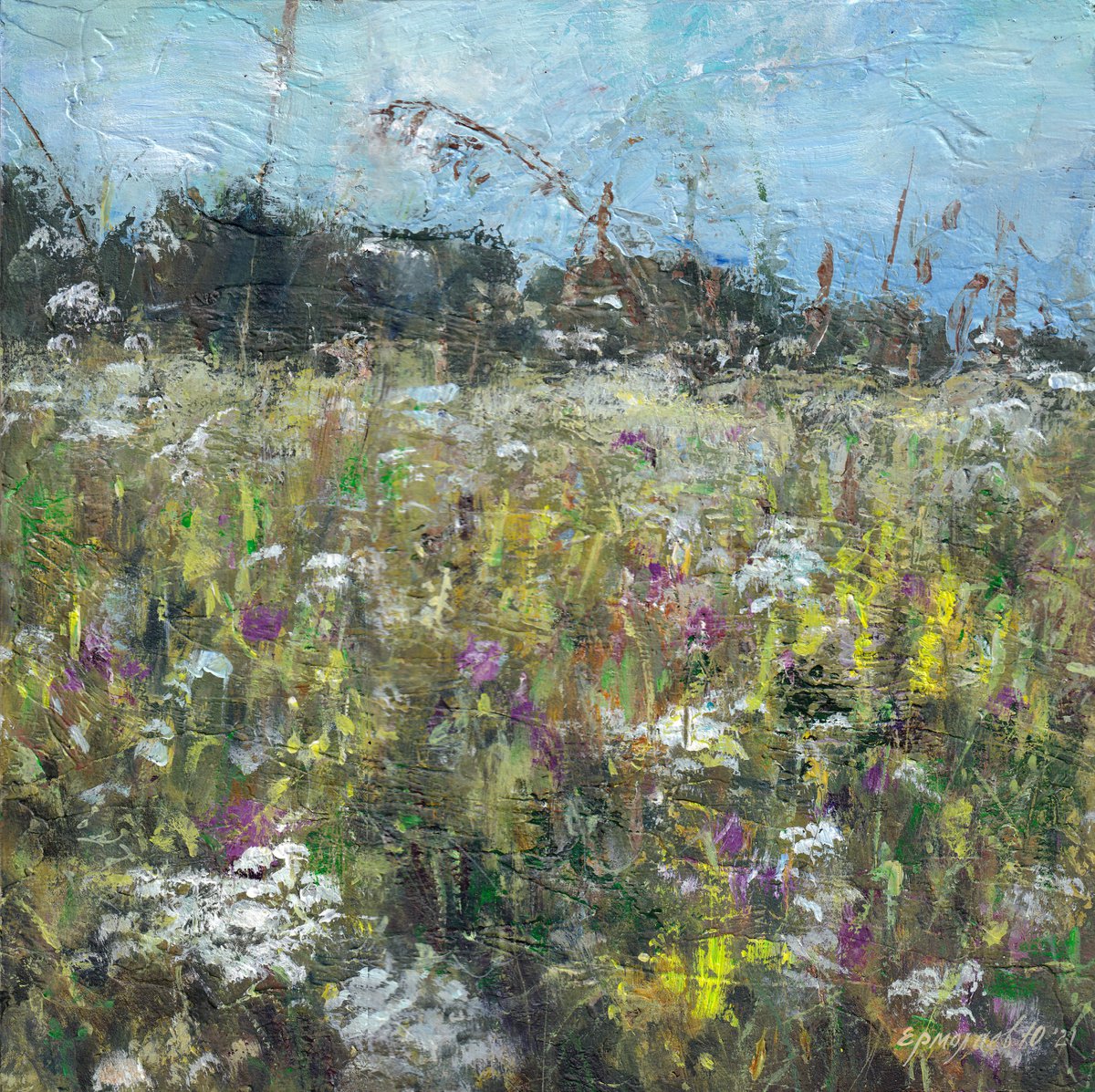 Herbs in the field by Yuri Ermolaev