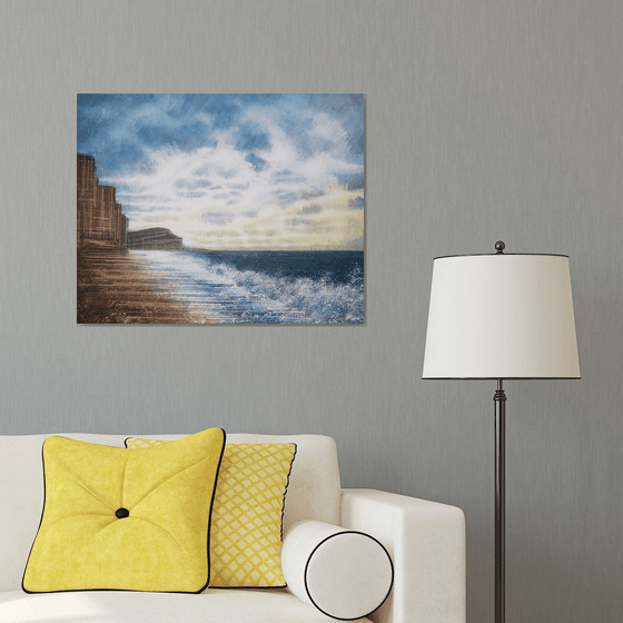 West Bay, Dorset In Winter