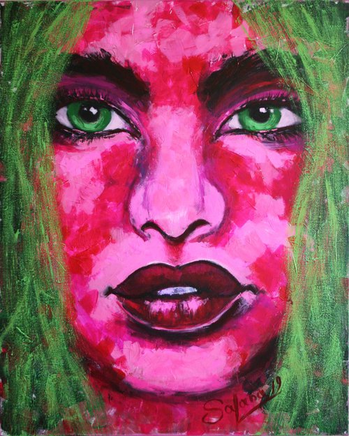 Portrait 1 /  ORIGINAL PAINTING by Salana Art Gallery