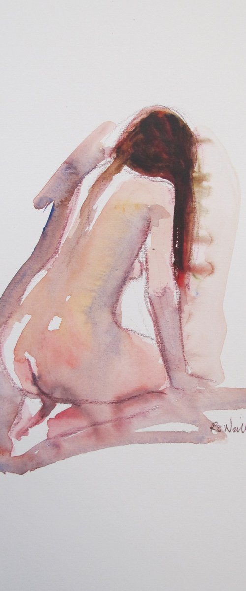 female nude kneeling by Rory O’Neill