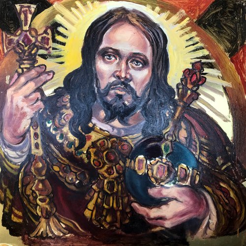Portrait of Jesus Christ by Oleg and Alexander Litvinov