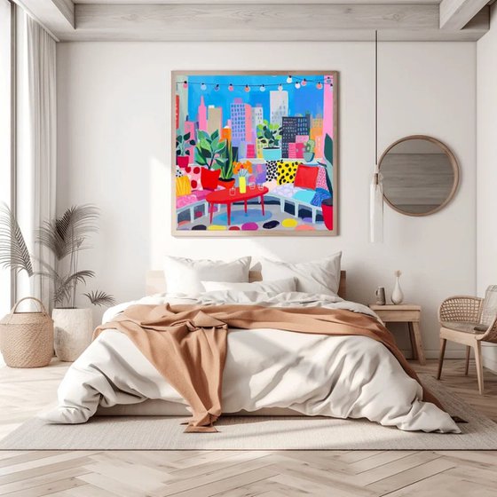 Urban Rooftop Garden