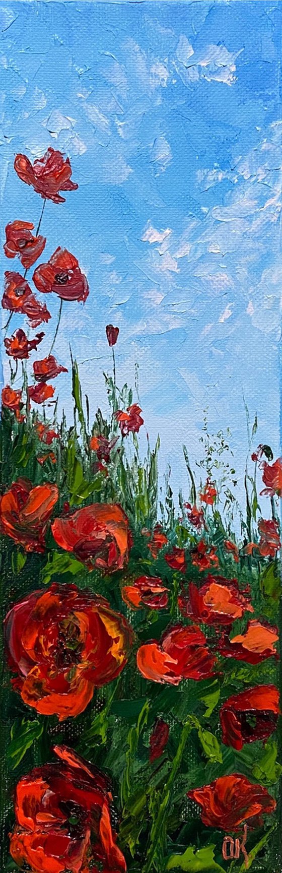 Poppies on the hill