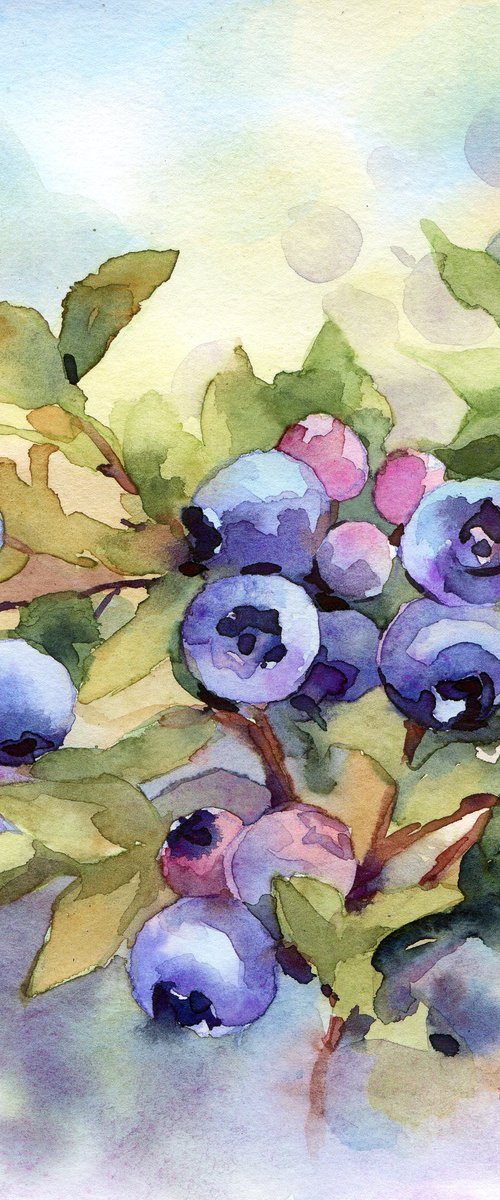 Blueberries will ripen soon by Yulia Evsyukova