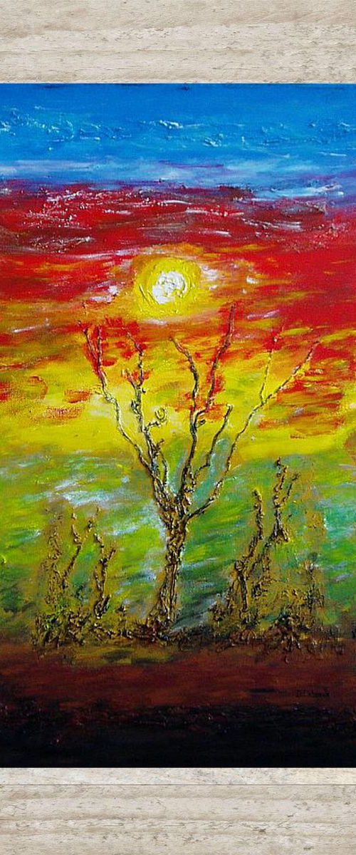 Tree On Fire by Daniel Urbaník