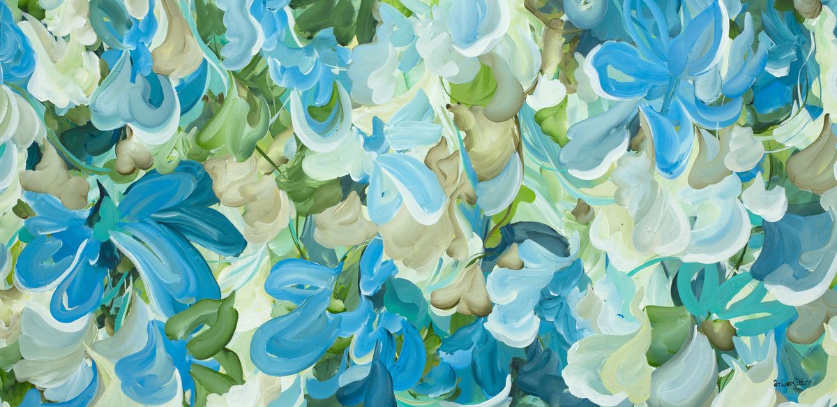 Summertime Forever By Amber Gittins, 47 X 22, Artwork For Sale On Artfinder