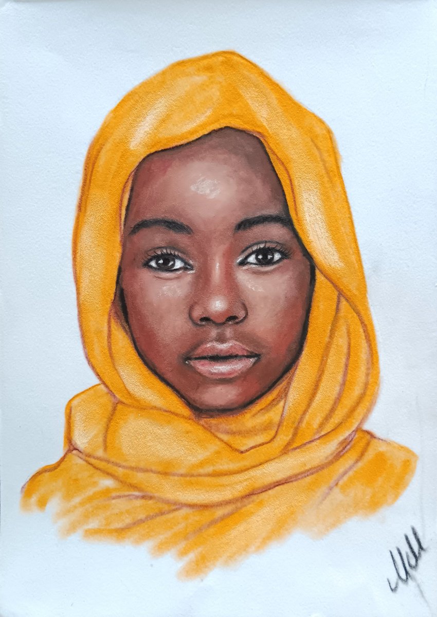 African girl by Mateja Marinko