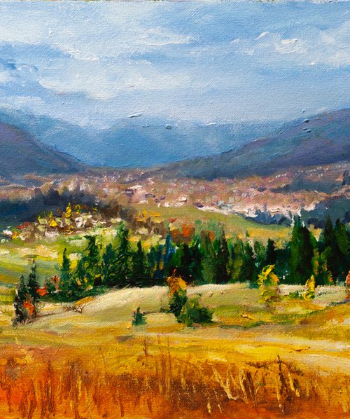 Mountain landscape by Aleksandr Neliubin