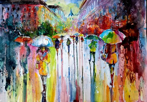 Joyful rainy day II by Kovács Anna Brigitta