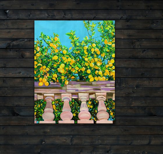 Lemon Trees / 100 x 80 x 4.5 cm