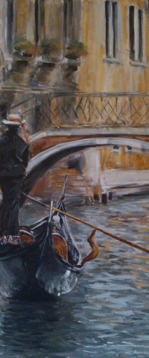 the gondolier by Sebastian Beianu