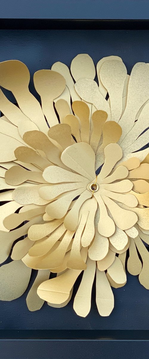 Golden Chrysanthemum by Swapna Namboodiri