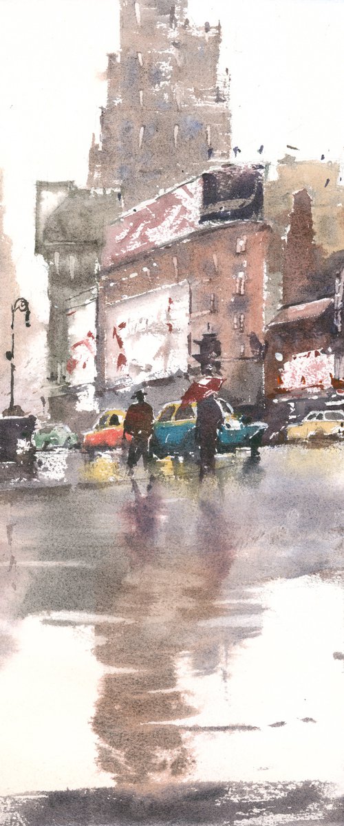 Rainy Day in New York by Minh Dam