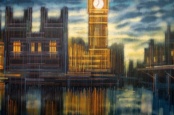 Big Ben As Night Falls