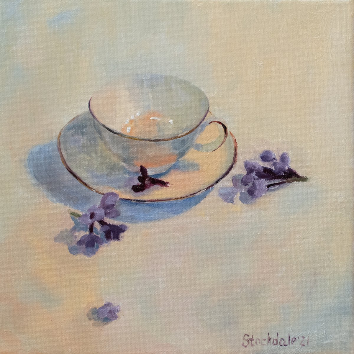 A white cup by Maria Stockdale