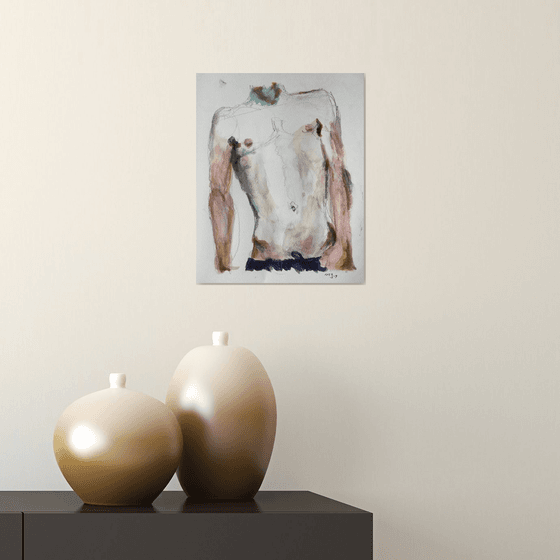 Gestural Leaning Nude