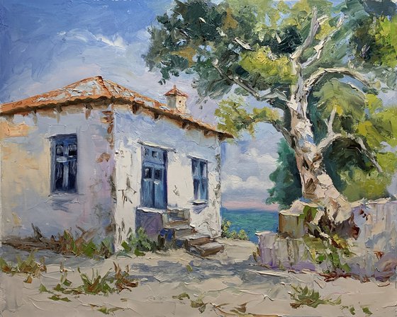 Mediterranean cottage.