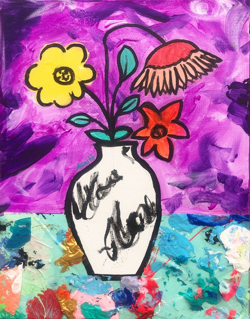 I wanted to buy flowers but I painted you this instead by Amy Smith