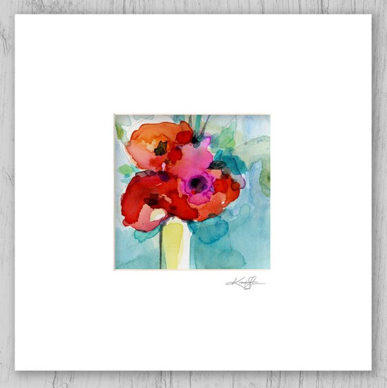 Flowers 24 - Flower Painting by Kathy Morton Stanion