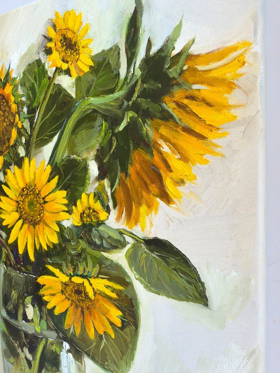 Sunflowers bouquet
