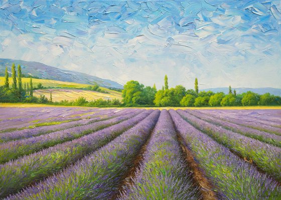 Landscape with lavender