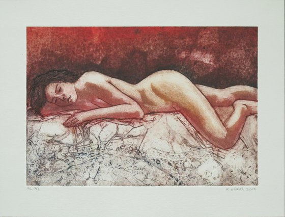 Reclining female nude