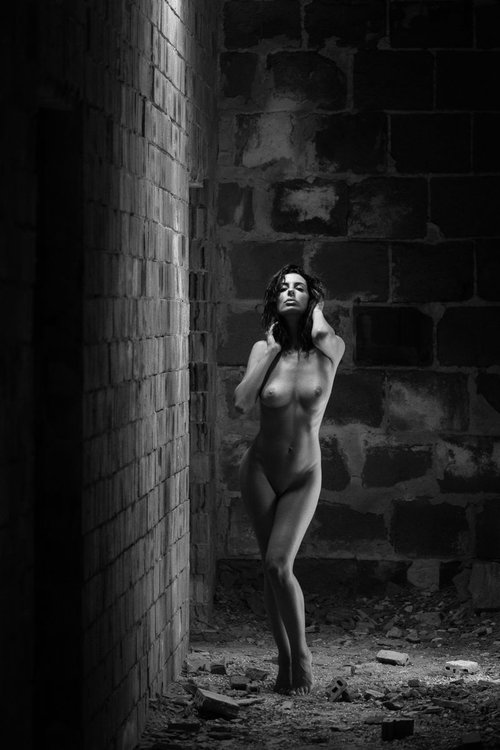 Black Room III. - Art Nude by Peter Zelei