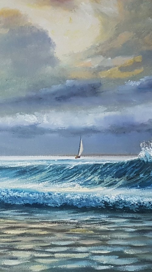 Face to the wind by Paul Narbutt