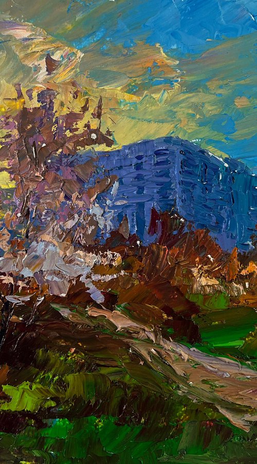 Evening Envelops the City by Boris Serdyuk