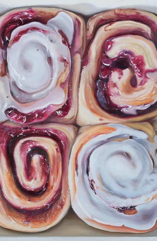 Cinnamon rolls with jam by Anna Shevel