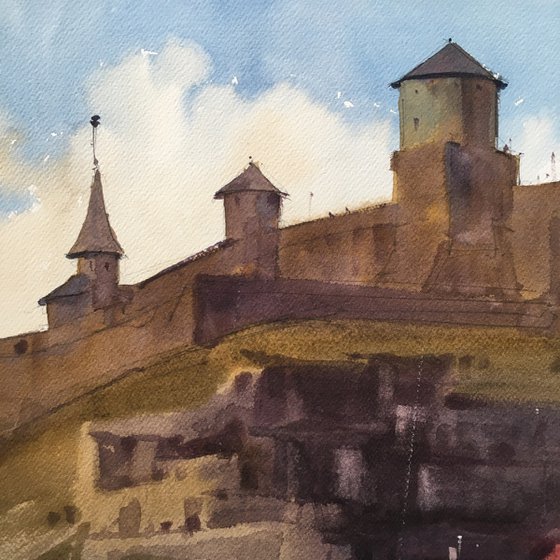 At the foot of the fortress. Kamyanets-Podilsky