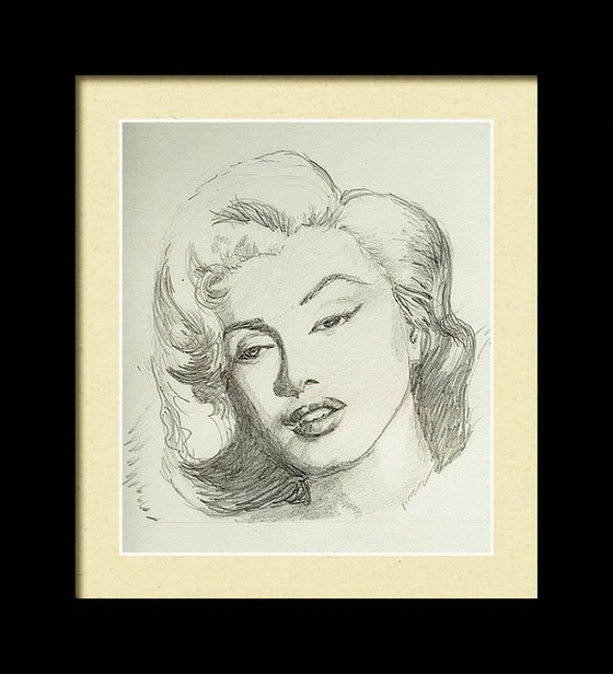 Portrait of the most beautiful Marilyn Monroe