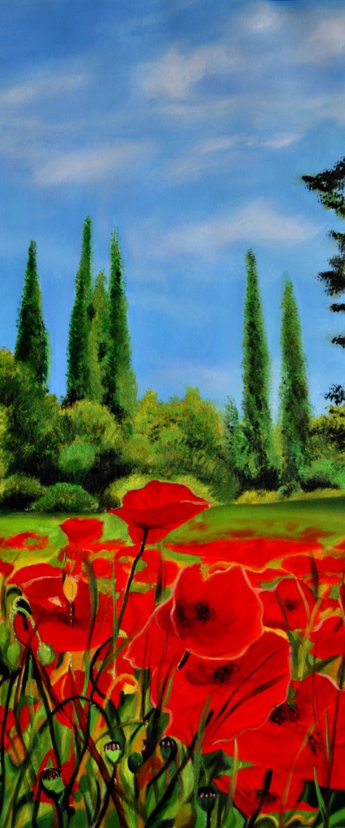 Tuscany landscape II by Simona Tsvetkova