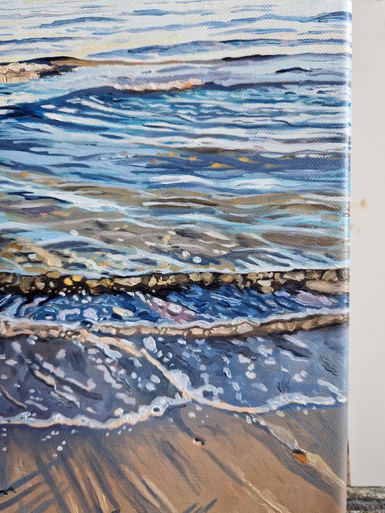 Das Meer im Abendlicht