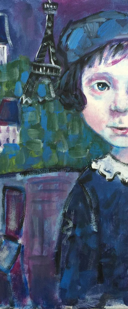 Bleu, Paris by Holly Wojahn