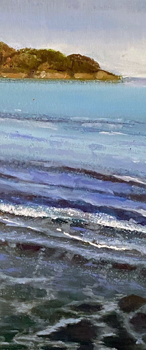 Relaxing Shoreline by Dennis Crayon