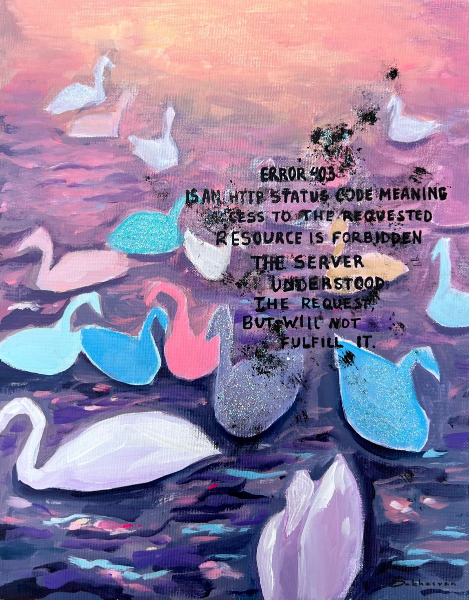 Impressionistic Landscape Acrylic Painting By Victoria Sukhasyan, 11 X 14", Error 403, Original Artwork