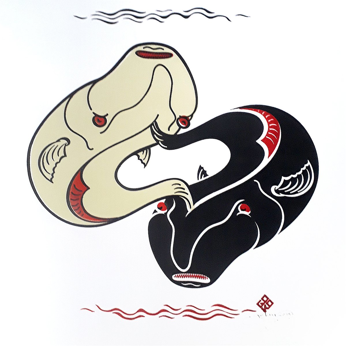 Illustrative Print , Blobfish 01 By Gokhan Okur, 20 X 20, Artwork For Sale On Artfinder