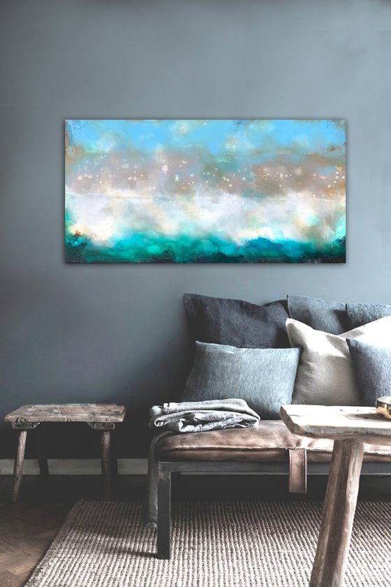 faded raw stripes (140 x 70 cm) Dee Brown