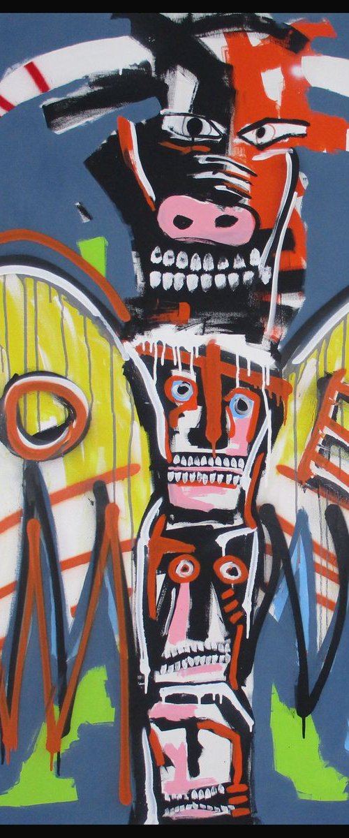 TOTEM 130 X 130 CM / 51,18 х 51,18 inch by V. Lishko