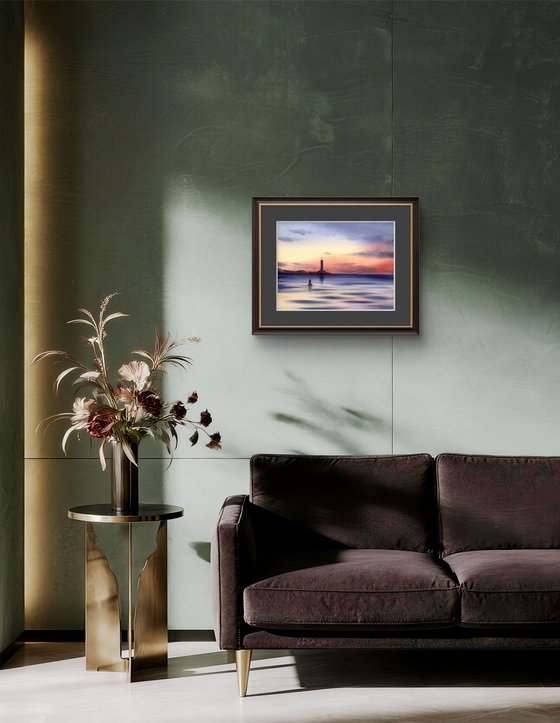 Lighthouse at sunset #8